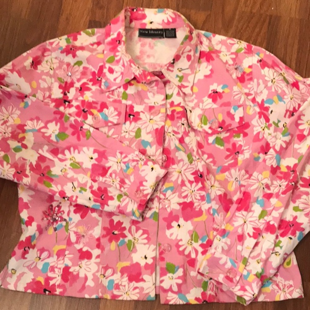 Flowered jacket